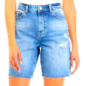NWT High Rise Dad Bermuda Jean Shorts size 11